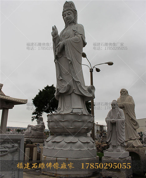 石雕观音佛像